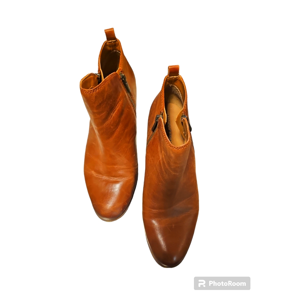 Lucky Brand Brown Booties Size 11